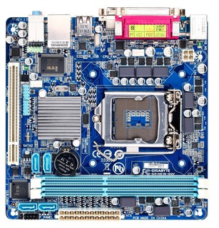 Материнская плата Gigabyte GA-H61N-D2V Soc-1155 iH61 DDR3 mini-ITX AC'97 8ch. GbLAN DVI+COM+LPT
