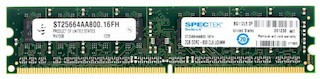 Память DDR2 2048Mb 800MHz Crucial (ST25664AA800) OEM Spectek