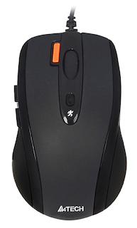 Мышь A4 N-70FX V-Track Padless USB Black