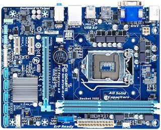 Материнская плата Gigabyte GA-B75M-D2V Soc-1155 iB75 DDR3 mATX AC'97 8Ch GbLAN SATA3 VGA+DVI BULK