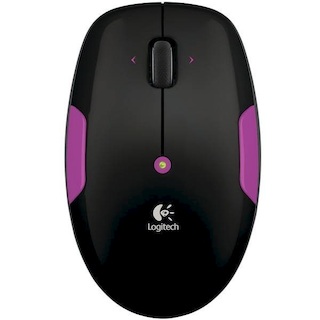 Беспроводная мышь Logitech M345 черный/сиреневый (1000dpi) USB