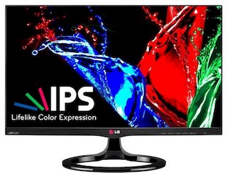 Монитор LG 23" 23EA73LM-P Glossy-Black IPS LED 5ms 16:9 2xHDMI 10M:1 250cd 1050 MHL