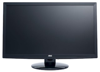 Монитор AOC 24" e2495Sh/01 Black TN LED (2GTG)ms 16:9 2xHDMI M/M 20M:1 250cd