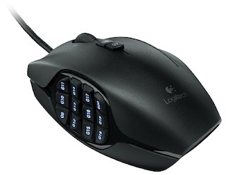 Мышь Logitech G600 черный (8200dpi) USB игровая MMO