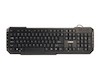 Клавиатура Zalman ZM-K200M мультимедийная, 10 доп клавиш. 8 заменяемых клавиш синего цвета. лазерное нанесение букв. чёрная USB