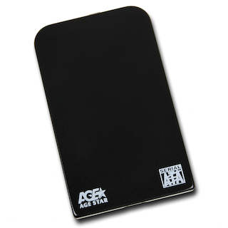 Внешний корпус AgeStar SUB201 (черный) usb2.0 to 2.5"hdd SATA