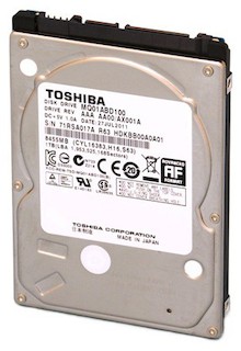 Жесткий диск Toshiba SATA-II 1Tb MQ01ABD100 (5400rpm) 8Mb 2.5"