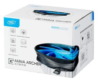 Вентилятор Deepcool GAMMA ARCHER Soc-1150/1155/1156/AM2+/AM3+/FM1/FM2 3pin 21dB Al 95W 301g скоба