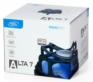 Вентилятор Deepcool ALTA 7 Soc-1150/1155/1156/775 3pin 25dB Al 95W 344g клипсы