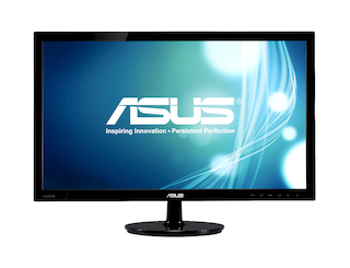 Монитор Asus 23.6" VS247H-P Glossy-Black TN LED 2ms 16:9 DVI HDMI 50M:1 300cd