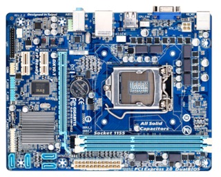 Материнская плата Gigabyte GA-H61M-DS2 HDMI Socket-1155 Intel H61 DDR3 mATX AC`97 8ch(7.1) GbLAN SAT