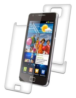 Защитная пленка ZAGG InvisibleSHIELD для Galaxy S II full body