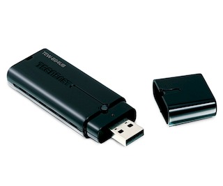 Адаптер TRENDnet TEW-664UB  Wi-Fi USB-адаптер стандарта 802.11 Dual Band N 300 Мбит/с