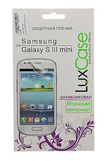 Защитная плёнка Samsung для Galaxy S III Mini GT-I8190 ETC-G1M7WE белый (ETC-G1M7WEGSTD)