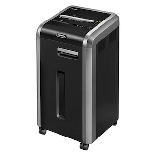 Шредер Fellowes MicroShred 225Mi (секр.4/P-5)/фр2х12мм/14лист/60лтр/Уничт:скрепки, скобы, пл.карты/C