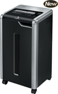 Шредер Fellowes PowerShred 325I (секр.2/Р-2)/лен5.8мм/24-26лист/83лтр/Уничт:скрепки, скобы, пл.карты