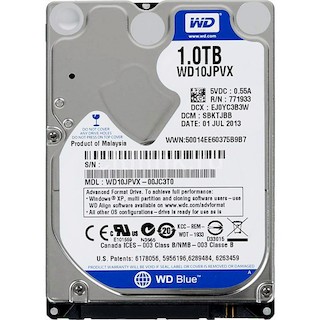 Жесткий диск WD Original SATA-III 1Tb WD10JPVX (5400rpm) 8Mb 2.5"