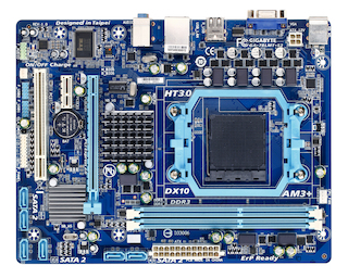 Материнская плата Gigabyte GA-78LMT-S2 Soc-AM3 AMD760G DDR3 mATX AC'97 8ch GbLAN VGA RAID