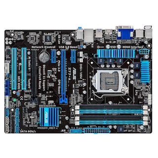 Материнская плата Asus Z77-A Socket-1155 Intel Z77 DDR3 ATX AC`97 8ch(7.1) GbLAN SATA3 RAID VGA+DVI+