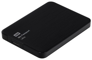 Жесткий диск WD Original USB 3.0 500Gb WDBLNP5000ABK-EEUE MY PASSPORT ULTRA (5400rpm) 2.5" черный