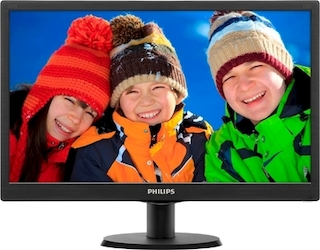 Монитор Philips 19.5" 203V5LSB26 (10/62) Glossy-Black TN LED 5ms 16:9 10M:1 250cd