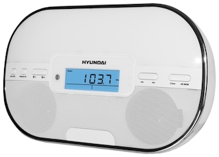 Аудиомагнитола Hyundai H-AS1201iu белый