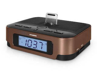 Аудиомагнитола Hyundai H-AS1202iu коричневый