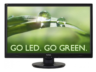 Монитор ViewSonic 23.6" VA2445M-LED Glossy-Black FullHD LED 5ms 16:9 DVI M/M 10M:1 250cd