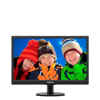 Монитор Philips 18.5" 193V5LSB2 (10/62) Glossy-Black TN LED 5ms 16:9 10M:1 200cd