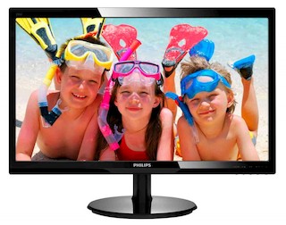 Монитор Philips 24" 246V5LHAB (00/01) Black TN LED 5ms 16:9 HDMI M/M 10M:1 250cd