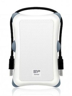 Жесткий диск Silicon Power USB 2.0 1Tb SP010TBPHDA30S3W A30 2.5" белый Armor