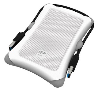 Жесткий диск Silicon Power USB 2.0 500Gb SP500GBPHDA30S3W A30 2.5" белый Armor