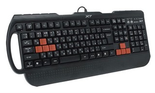 Клавиатура A4 G700 black Fast Gaming waterproof PS/2