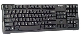 Клавиатура A4 KBS-750 ANTI-RSI smart black PS/2