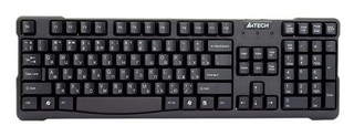 Клавиатура А4 KB-750 black standard USB