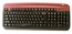 Клавиатура Oklick 300M крас (PS/2+USB)+USB порт