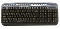 Клавиатура Oklick 330M Black/blue mmedia (PS/2+USB)+ USB порт