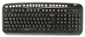 Клавиатура Oklick 330M черн ммедиа (PS/2+USB)+USB порт
