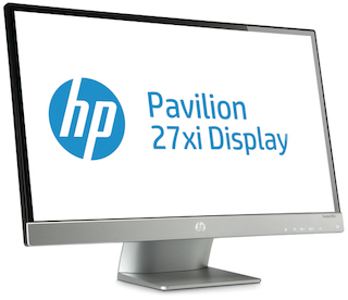 Монитор HP 27" Pavilion 27xi Silver IPS LED 7ms 16:9 DVI HDMI 10M:1 250cd 170гр 160гр 1920x1080 HDTV