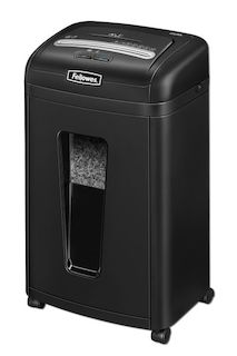 Шредер Fellowes MicroShred 450Ms (секр.4/P-5)/фр2х8мм/7листов/20/Уничт:скрепки, скобы, пл.карты/CD