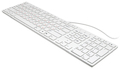 Клавиатура BTC 6310U-W USB, белая, мини, ультратонкая, 4 доп.клавиш