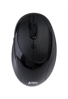 Беспроводная мышь A4 Tech G10-800F-1,черный, технология V-Track, работает на любой поверхности 2.4ГГц/20м, USB-мини-приемник
