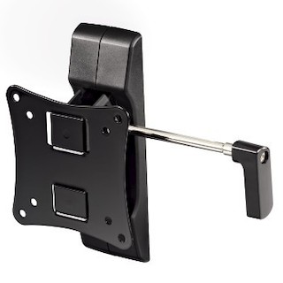 Кронштейн для ТВ Hama H-108721 XS (до 26"/66 см) VESA 100*100 до 25 кг 5зв motion (наклон) черный