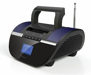 Аудиомагнитола Rolsen RBM413VI фиолетовый