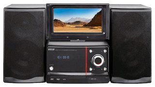 Микросистема DVD Mystery MMK-825U черный