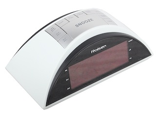 Радиобудильник Rolsen CR-120W белый