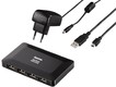 Хаб USB Hama H-78472 Концентратор USB 2.0 1:4 активный черный