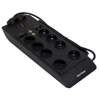 Сетевой фильтр Cyberpower SB0802AD 5м (8 розеток) черный