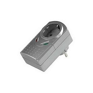 Сетевой фильтр Hama H-47667 с защитой от перенапряжения 1 розетка 3500 Вт 230В/50Гц/16А серебристый