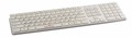 Клавиатура Oklick 555S White mmedia USB+USB порт